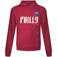 Philadelphia Phillies Levelwear City Connect Relay Core Logo Pullover Hoodie - Red - MLB on Sale