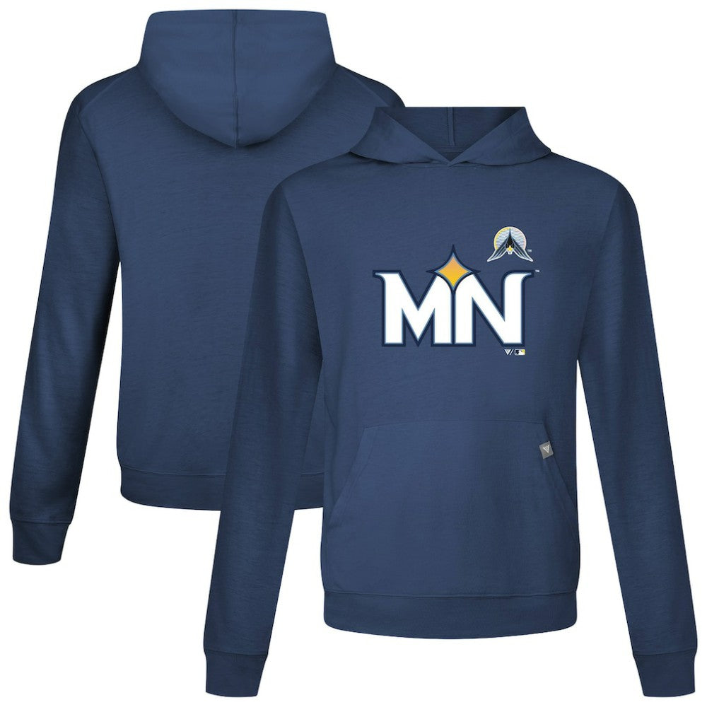 Minnesota Twins Levelwear City Connect Relay Core Logo Pullover Hoodie - Navy - MLB Sale