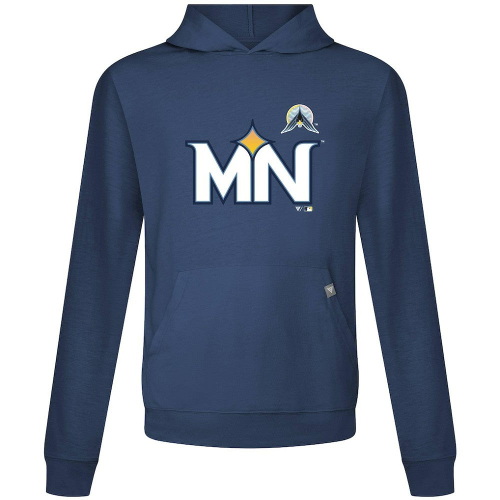 Minnesota Twins Levelwear City Connect Relay Core Logo Pullover Hoodie - Navy - MLB Sale
