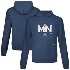 Minnesota Twins Levelwear City Connect Relay Core Logo Pullover Hoodie - Navy - MLB on Sale