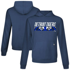 Detroit Tigers Levelwear City Connect Relay Back Splash Pullover Hoodie - Navy - MLB on Sale