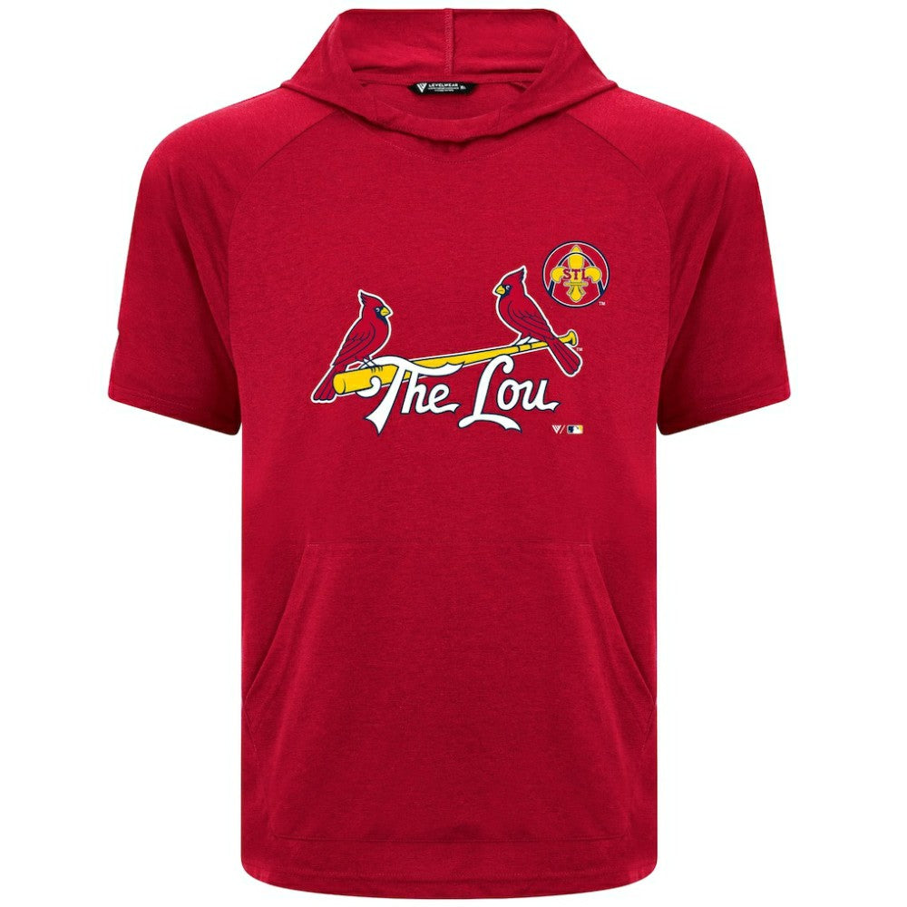 St. Louis Cardinals Levelwear City Connect Phase Core Logo Pullover Hoodie T-Shirt - Red - MLB Online