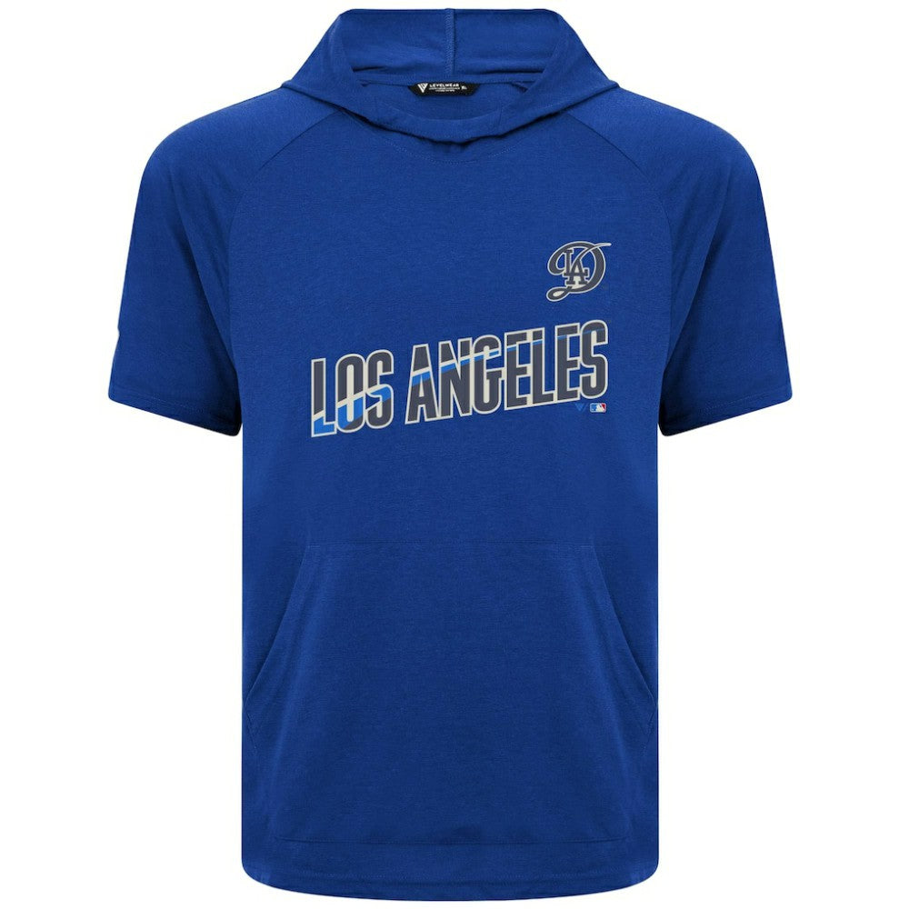 Los Angeles Dodgers Levelwear City Connect Phase Core Logo Pullover Hoodie T-Shirt - Royal - MLB Sale