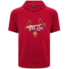 St. Louis Cardinals Levelwear City Connect Phase Back Plash Hoodie T-Shirt - Red - MLB Online