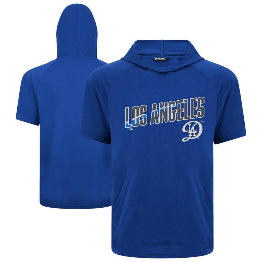 Los Angeles Dodgers Levelwear City Connect Phase Back Plash Hoodie T-Shirt - Royal - MLB Sale