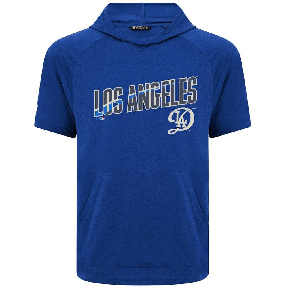 Los Angeles Dodgers Levelwear City Connect Phase Back Plash Hoodie T-Shirt - Royal - MLB Sale
