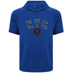 New York Mets Levelwear City Connect Phase Back Plash Hoodie T-Shirt - Royal - MLB on Sale