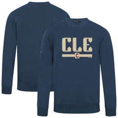Cleveland Guardians Levelwear City Connect Zane Back Splash Sweatshirt - Navy - MLB Online