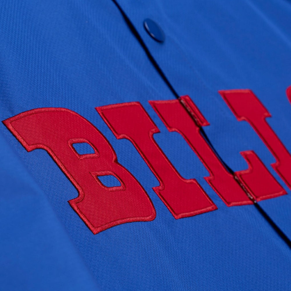 Mitchell & Ness Buffalo Bills Coaches Full-Snap Hooded Windbreaker Jacket Royal