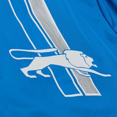Mitchell & Ness Detroit Lions Coaches Full-Snap Hooded Windbreaker Jacket Blue