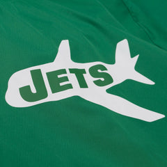 Mitchell & Ness New York Jets Coaches Full-Snap Hooded Windbreaker Jacket Green