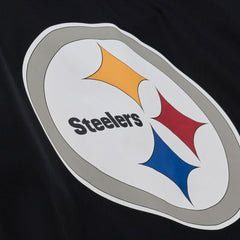 Mitchell & Ness Pittsburgh Steelers Coaches Full-Snap Hooded Windbreaker Jacket Black