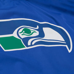 Mitchell & Ness Seattle Seahawks Coaches Full-Snap Hooded Windbreaker Jacket Royal