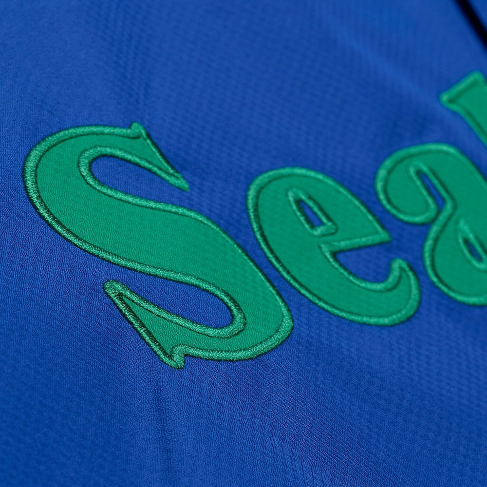 Mitchell & Ness Seattle Seahawks Coaches Full-Snap Hooded Windbreaker Jacket Royal