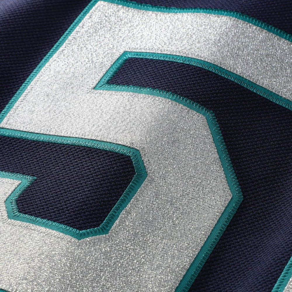 Ichiro Suzuki Seattle Mariners Mitchell & Ness 2006 Cooperstown Mesh Batting Practice Button-Up Jersey - Navy - Mitchell & Ness Discount