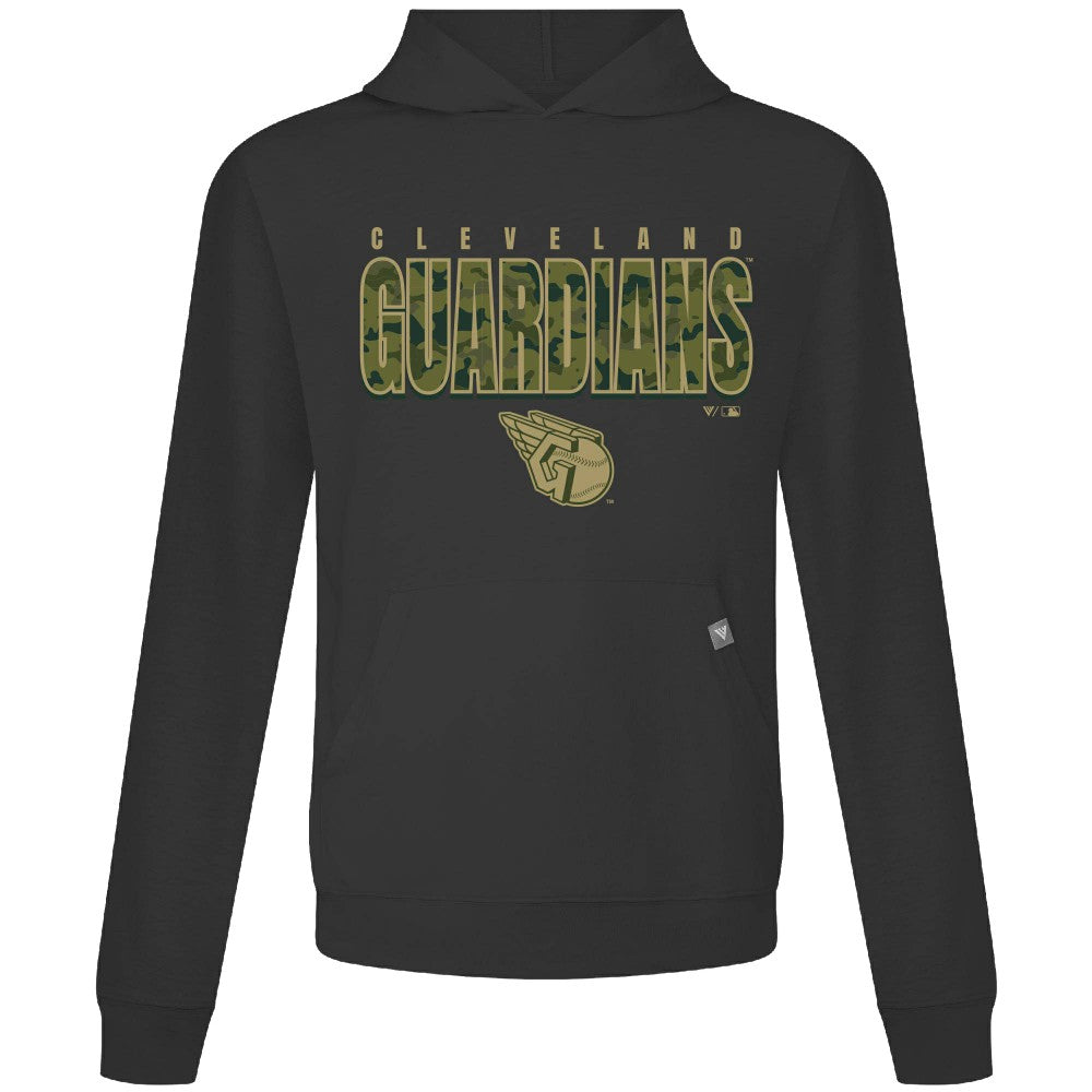 Cleveland Guardians Levelwear Relay Protect Pullover Hoodie - Black - MLB on Sale