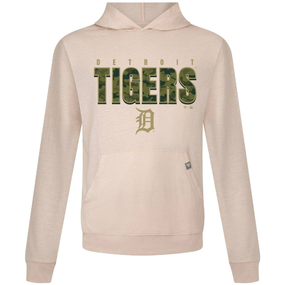 Detroit Tigers Levelwear Relay Protect Pullover Hoodie - Khaki - MLB Online