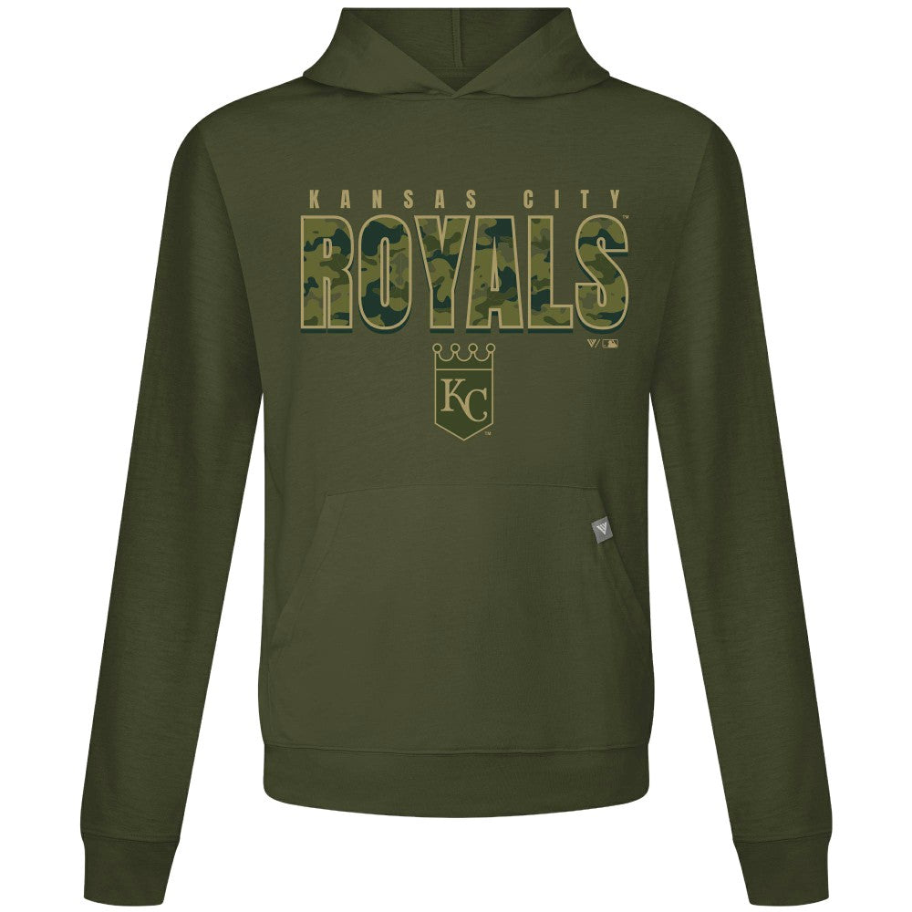 Kansas City Royals Levelwear Relay Protect Pullover Hoodie - Green - MLB Sale