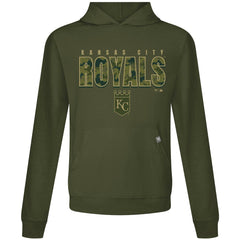 Kansas City Royals Levelwear Relay Protect Pullover Hoodie - Green - MLB Sale