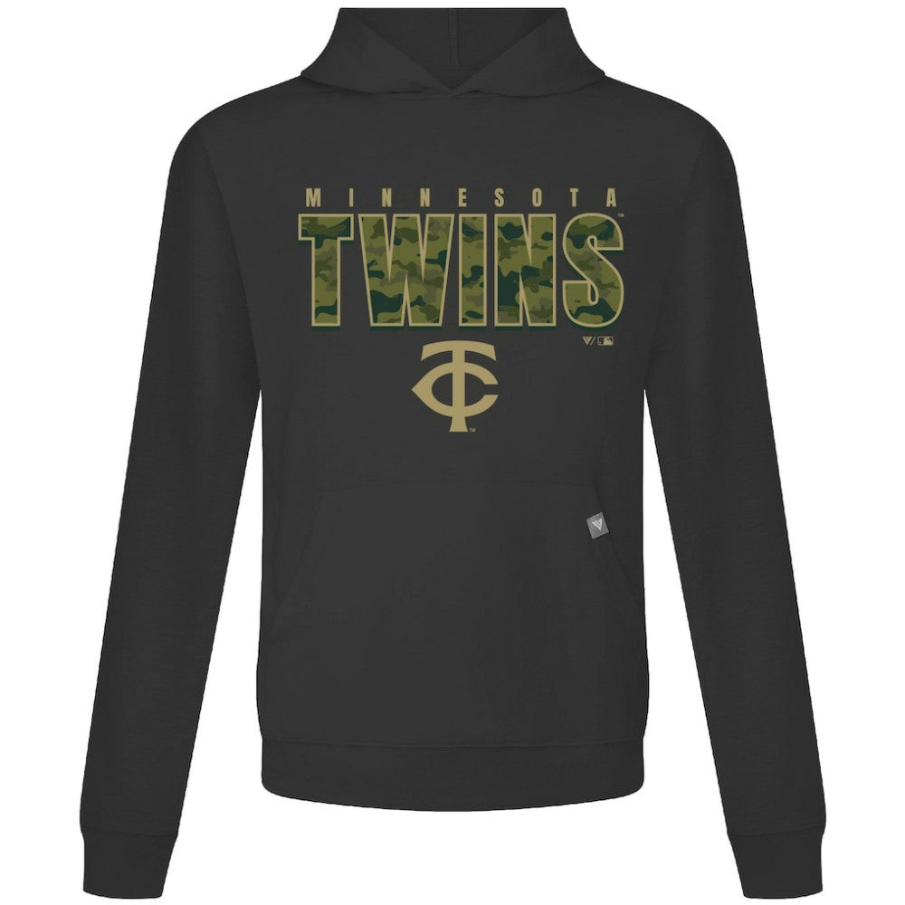 Minnesota Twins Levelwear Relay Protect Pullover Hoodie - Black - MLB on Sale