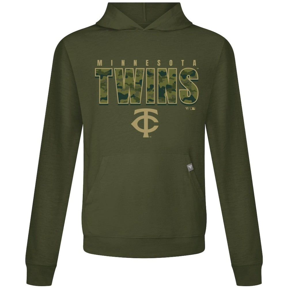 Minnesota Twins Levelwear Relay Protect Pullover Hoodie - Green - MLB Lifestyle