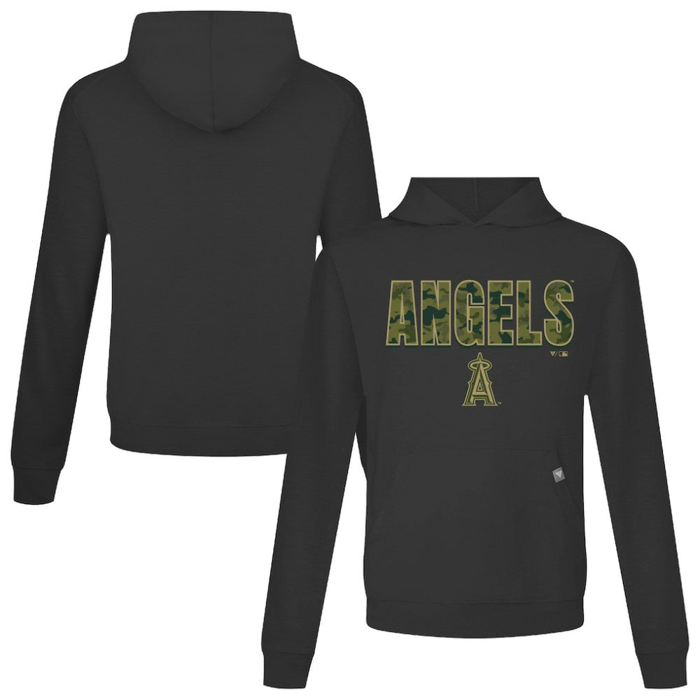 Los Angeles Angels Levelwear Relay Protect Pullover Hoodie - Black - MLB Online