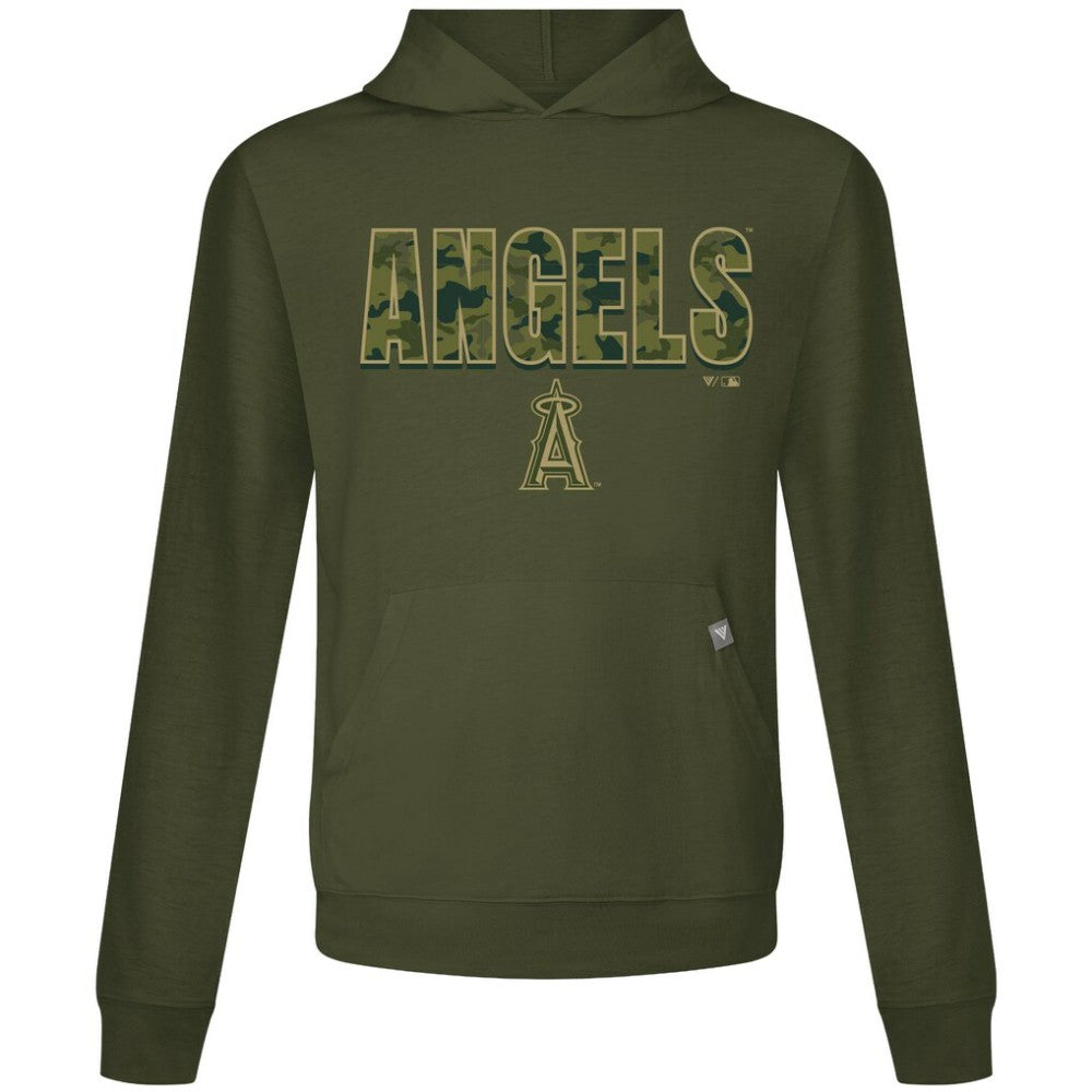 Los Angeles Angels Levelwear Relay Protect Pullover Hoodie - Green - MLB on Sale