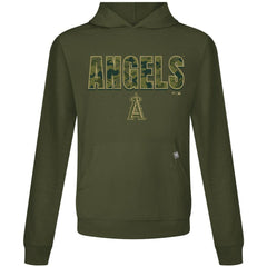 Los Angeles Angels Levelwear Relay Protect Pullover Hoodie - Green - MLB on Sale