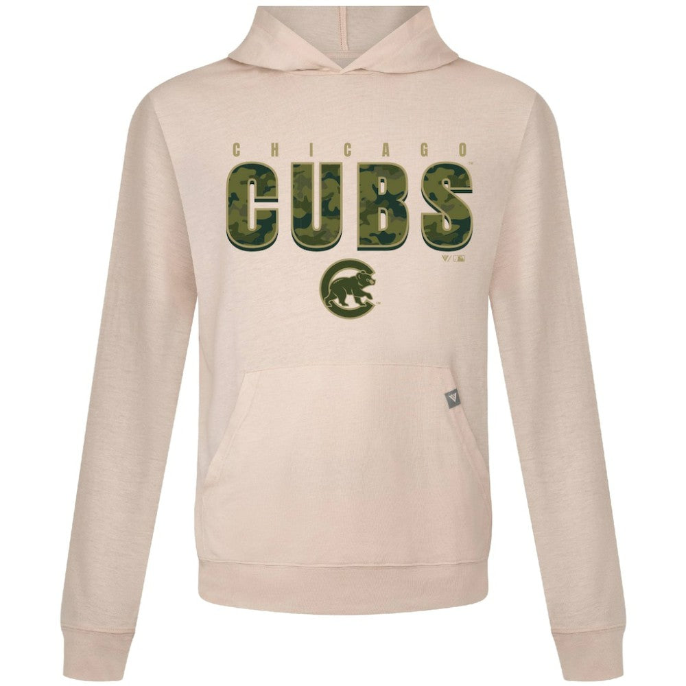 Chicago Cubs Levelwear Relay Protect Pullover Hoodie - Khaki - MLB Sale