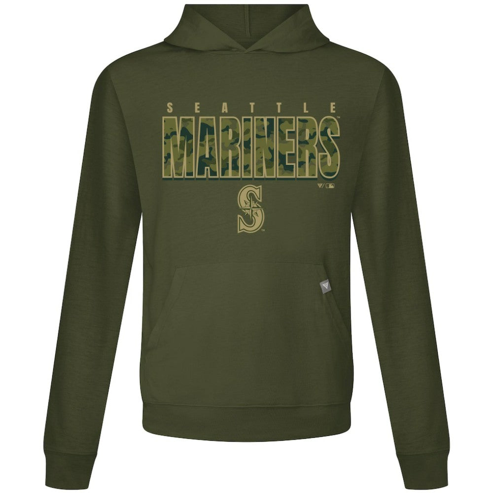 Seattle Mariners Levelwear Relay Protect Pullover Hoodie - Green - MLB on Sale