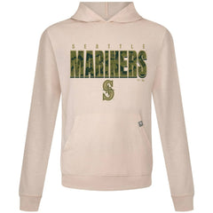 Seattle Mariners Levelwear Relay Protect Pullover Hoodie - Khaki - MLB Lifestyle