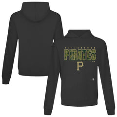 Pittsburgh Pirates Levelwear Relay Protect Pullover Hoodie - Black - MLB Discount