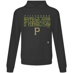 Pittsburgh Pirates Levelwear Relay Protect Pullover Hoodie - Black - MLB Discount