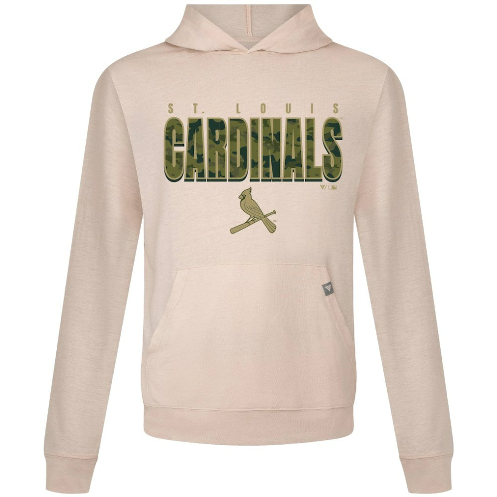 St. Louis Cardinals Levelwear Relay Protect Pullover Hoodie - Khaki - MLB Discount