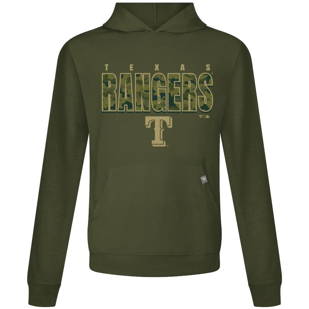 Texas Rangers Levelwear Relay Protect Pullover Hoodie - Green - MLB Discount