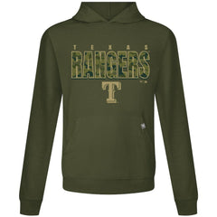 Texas Rangers Levelwear Relay Protect Pullover Hoodie - Green - MLB Discount