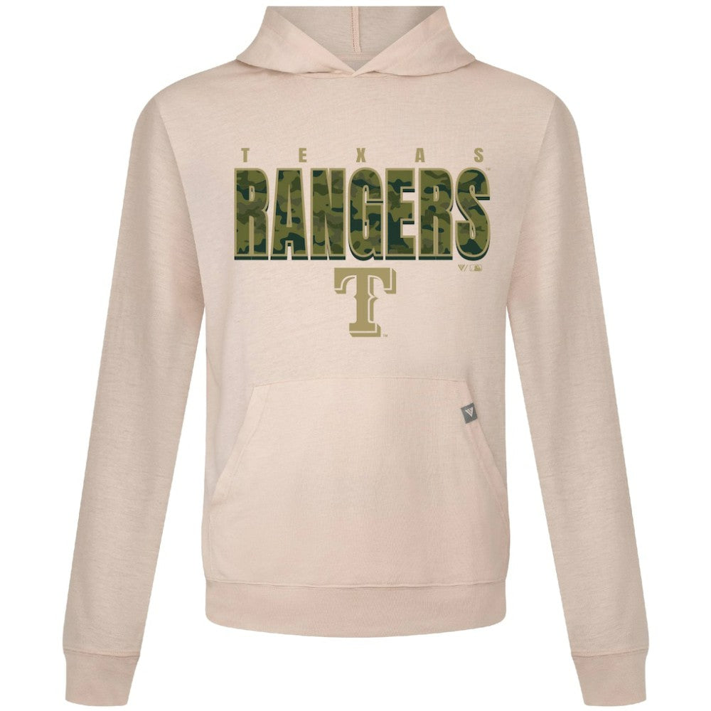 Texas Rangers Levelwear Relay Protect Pullover Hoodie - Khaki - MLB Sale