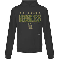 Colorado Rockies Levelwear Relay Protect Pullover Hoodie - Black - MLB on Sale