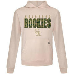 Colorado Rockies Levelwear Relay Protect Pullover Hoodie - Khaki - MLB Discount