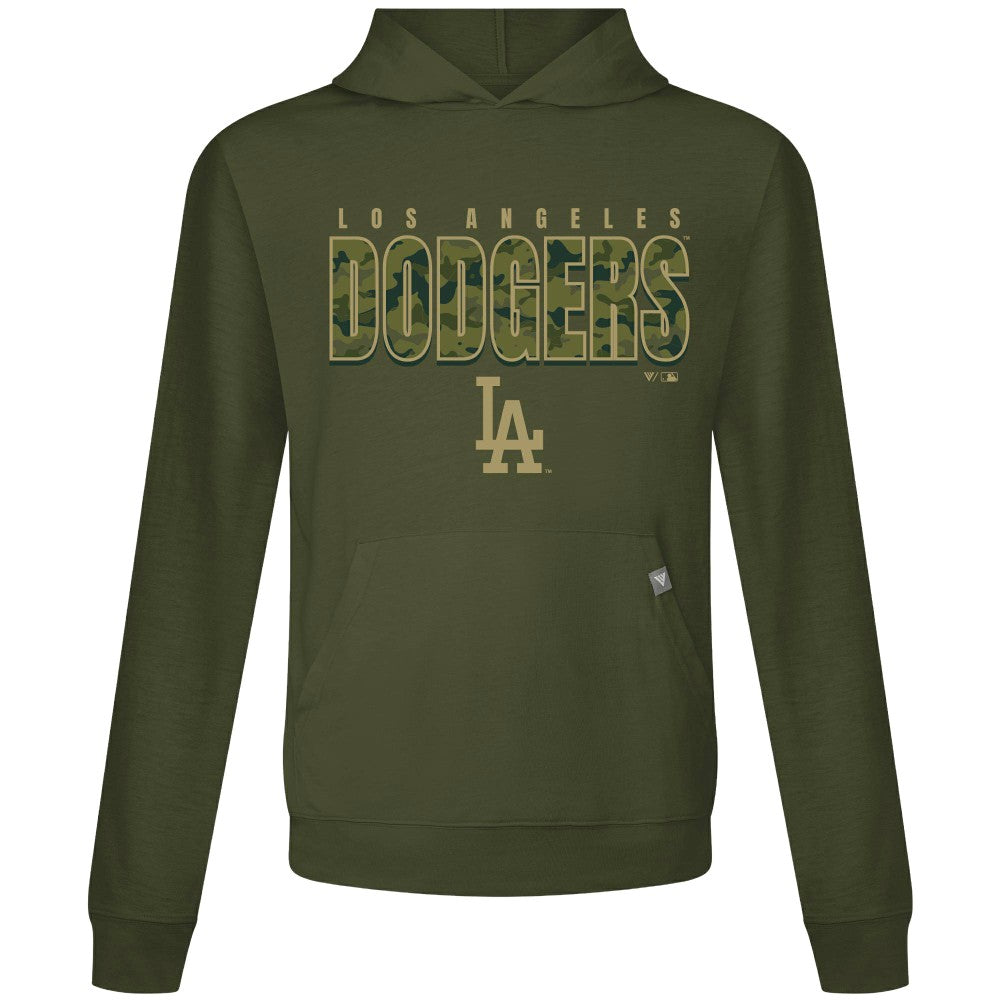 Los Angeles Dodgers Levelwear Relay Protect Pullover Hoodie - Green - MLB Discount