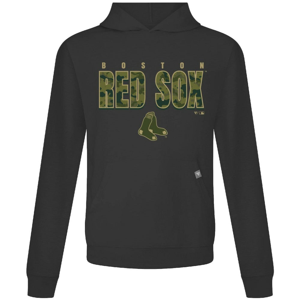 Boston Red Sox Levelwear Relay Protect Pullover Hoodie - Black - MLB Sale