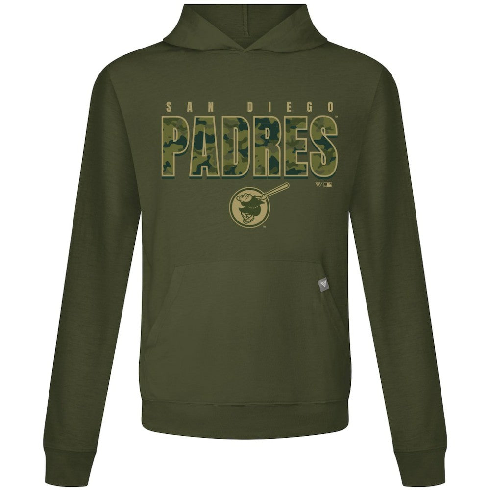 San Diego Padres Levelwear Relay Protect Pullover Hoodie - Green - MLB Discount