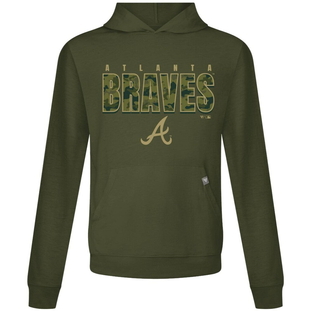 Atlanta Braves Levelwear Relay Protect Pullover Hoodie - Green - MLB Online