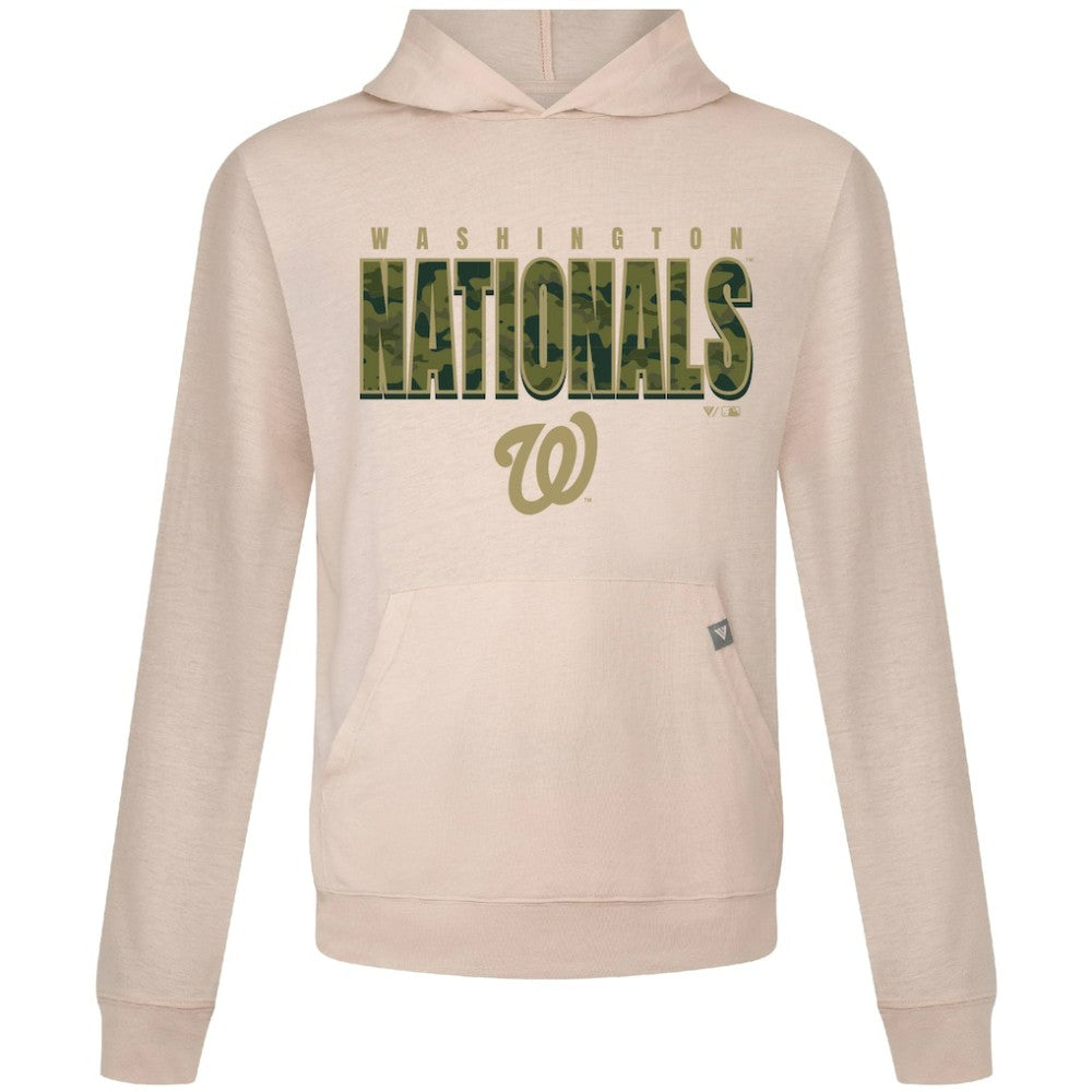 Washington Nationals Levelwear Relay Protect Pullover Hoodie - Khaki - MLB Online