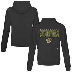 Washington Nationals Levelwear Relay Protect Pullover Hoodie - Black - MLB on Sale