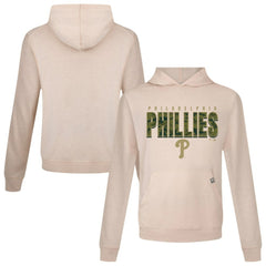 Philadelphia Phillies Levelwear Relay Protect Pullover Hoodie - Khaki - MLB Sale