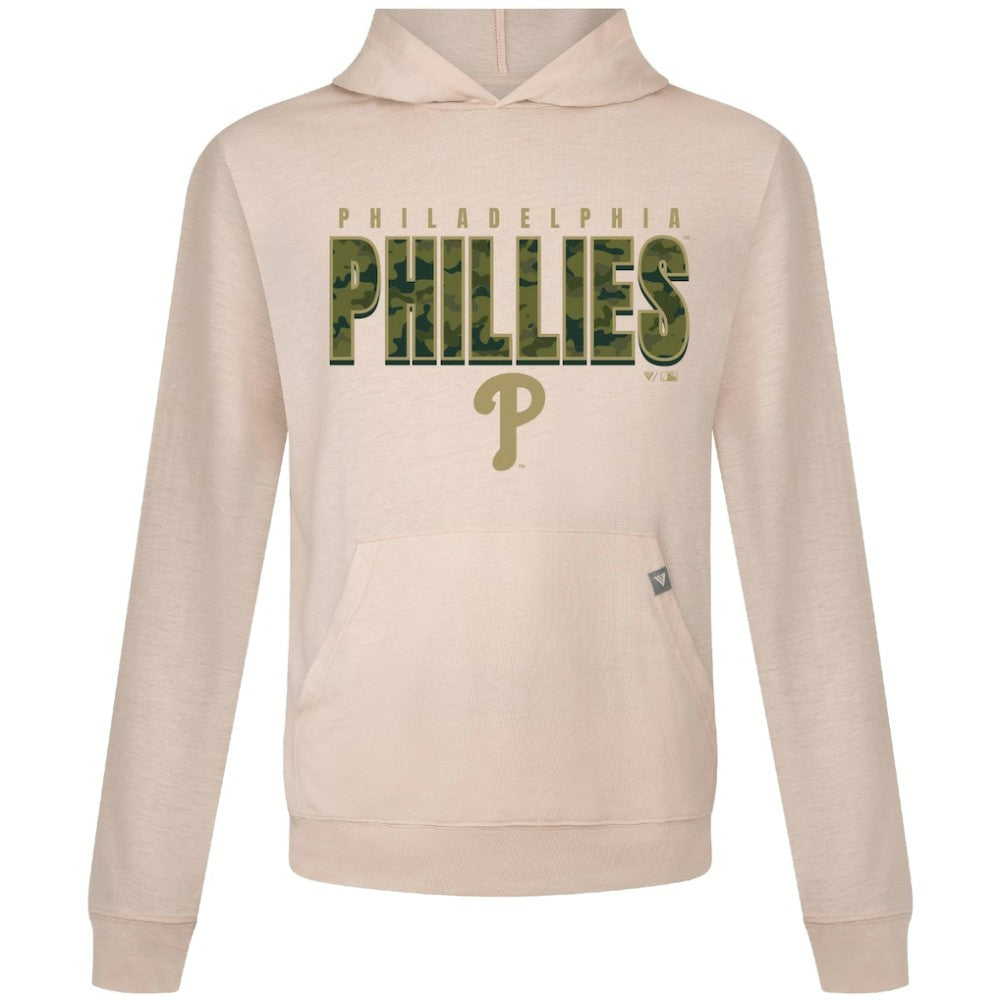Philadelphia Phillies Levelwear Relay Protect Pullover Hoodie - Khaki - MLB Sale