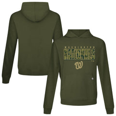 Washington Nationals Levelwear Relay Protect Pullover Hoodie - Green - MLB Lifestyle