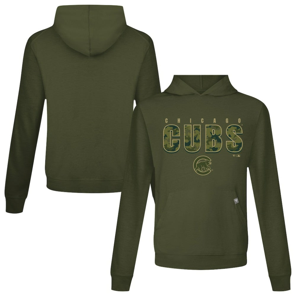 Chicago Cubs Levelwear Relay Protect Pullover Hoodie - Green - MLB Sale