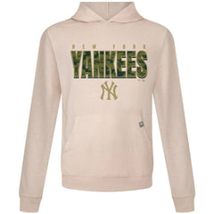 New York Yankees Levelwear Relay Protect Pullover Hoodie - Khaki - MLB Lifestyle